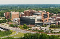 Aerial photographs of Wake Forest Baptist Medical Center